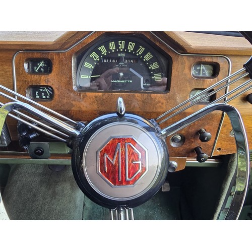 38 - 1957 MG Magnette ZBBest bid to be submittedRegistration number MJG 365Chassis number KAT13/20089Engi... 