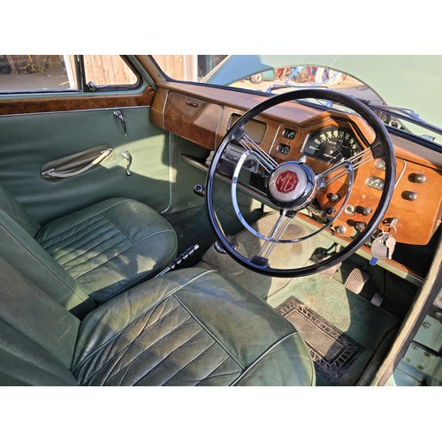 38 - 1957 MG Magnette ZBBest bid to be submittedRegistration number MJG 365Chassis number KAT13/20089Engi... 