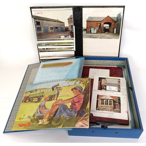 48 - A folder of ephemera relating to the filming of Chicken Run