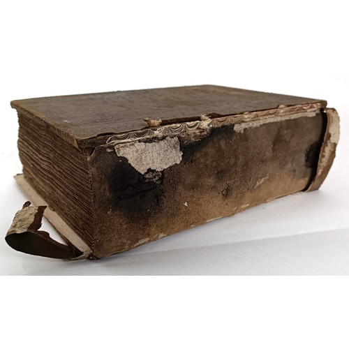 5 - A 17th century bible, bound with The First Alphabet of directions to common places, containing all t... 
