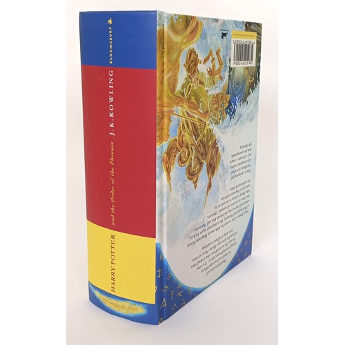 8 - Rowling (J K), Harry Potter and The Order Of The Phoenix, misprint, text printed upside down to the ... 