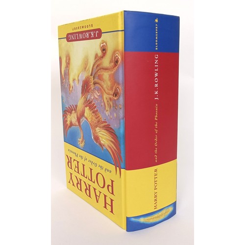 8 - Rowling (J K), Harry Potter and The Order Of The Phoenix, misprint, text printed upside down to the ... 