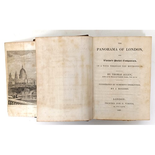 10 - Allen (Thomas), The Panorama of London, and assorted other books (box)