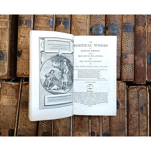 12 - The Poetical Works Of Nicholas Rowe, and other poetical works. 33 Vols. (box)