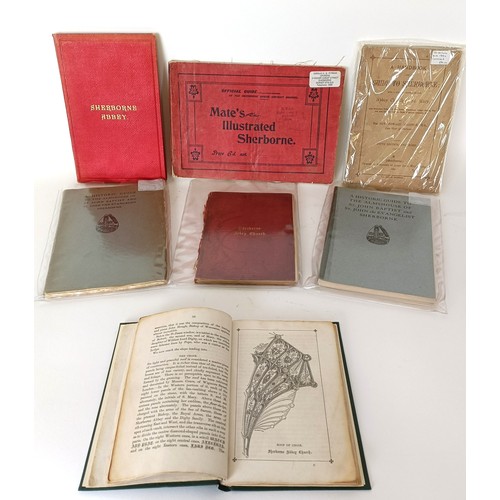 13 - A Handbook Guide To Sherborne, other pamphlets and books on Sherborne and environs (qty)