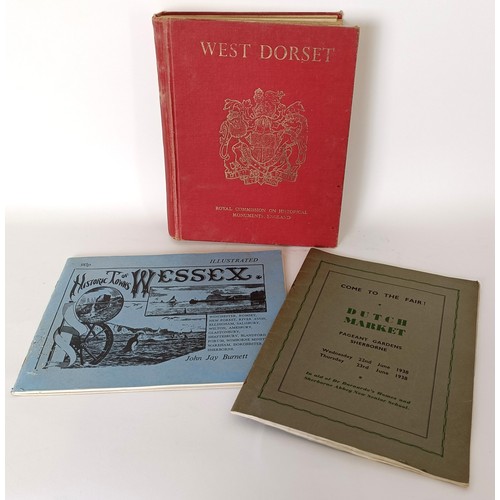 13 - A Handbook Guide To Sherborne, other pamphlets and books on Sherborne and environs (qty)