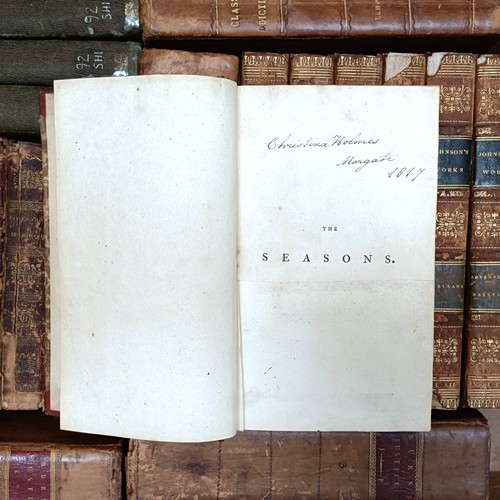 14 - Thomson (James), The Seasons and assorted other books (box)