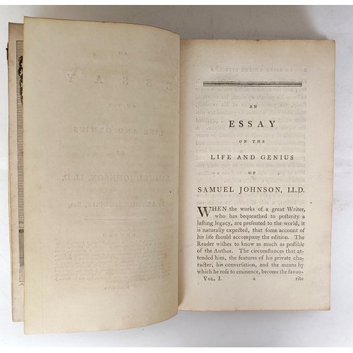 15 - Murphy (Arthur), An Essay On The Life And Genius Of Samuel Johnson, 14 Vol.