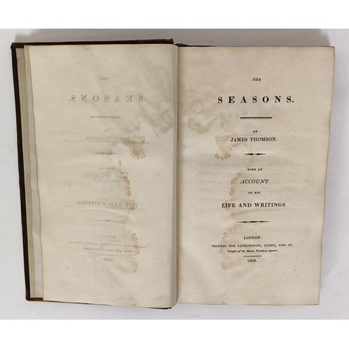 16 - Thomson (James), Seasons, published London 1808 and assorted other books (box)