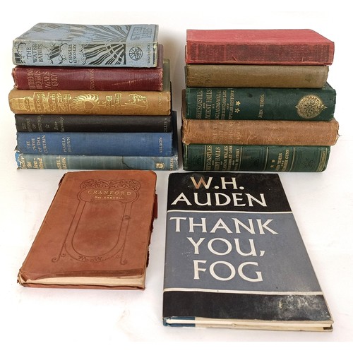 18 - Auden (W H), Thank You Fog, and assorted books (box)