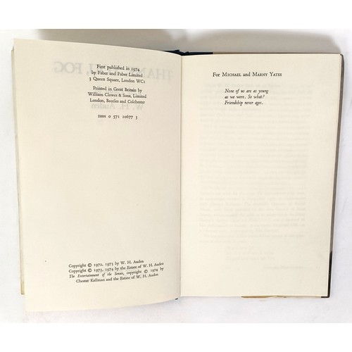 18 - Auden (W H), Thank You Fog, and assorted books (box)