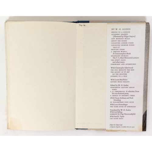 18 - Auden (W H), Thank You Fog, and assorted books (box)