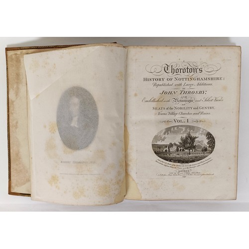 19 - Thoroton (Robert), The Antiquities Of Nottinghamshire, second edition, 3 Vol. and assorted other boo... 