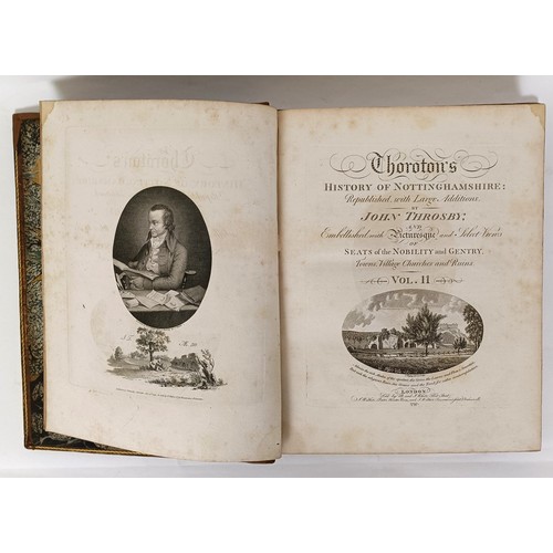19 - Thoroton (Robert), The Antiquities Of Nottinghamshire, second edition, 3 Vol. and assorted other boo... 