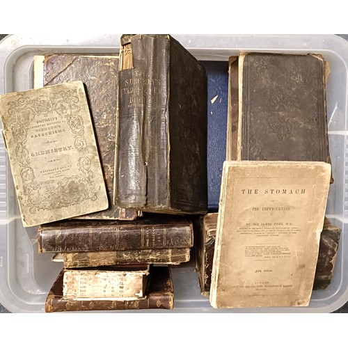 20 - Assorted 19th century and later medical books, generally poor conditions (box)