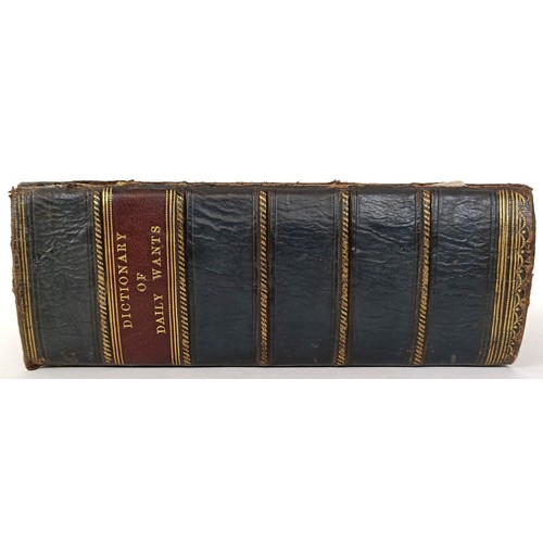 22 - The Dictionary of Daily Wants, Vol. 2 only and assorted other books (box)