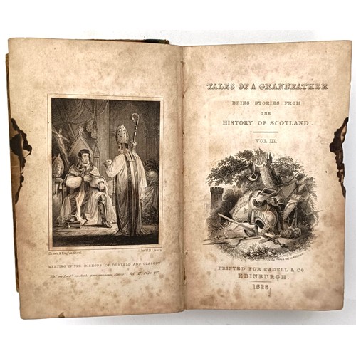 24 - Tales Of A Grandfather, Being Stories From The History Of Scotland, 5 Vol. and assorted other books ... 