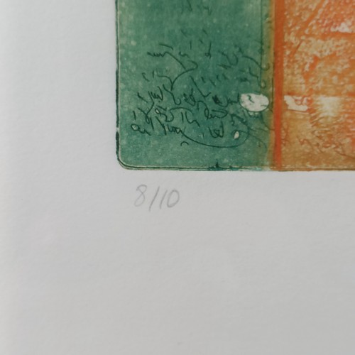 284 - Fashau, abstract, limited edition print, 8/10, signed in pencil and dated '91 45 x 28 cm