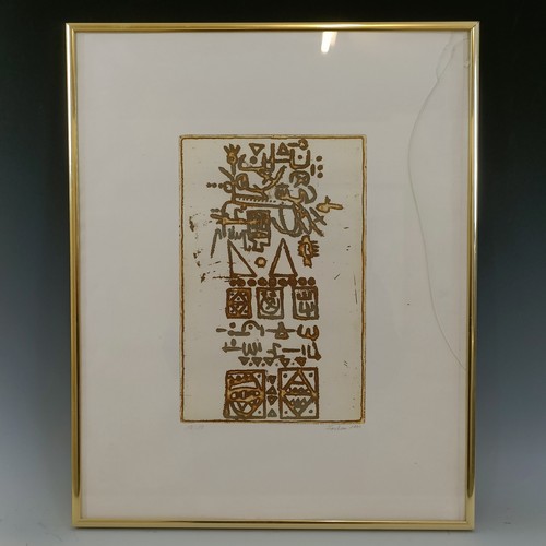 287 - Fashau, abstract, limited edition print, 10/10, signed and dated 1994, 49 x 39 cm