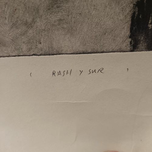 288 - Jafar T Kaki (Syrian b. 1951), Rash Y Sur, limited edition print, 7/125, signed in pencil and dated ... 