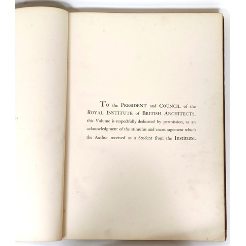 33 - Pugin Studentship Drawings, limited edition 95/200, published Edinburgh 1887