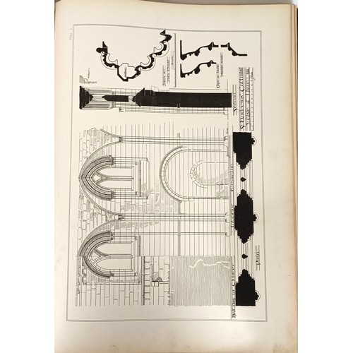 33 - Pugin Studentship Drawings, limited edition 95/200, published Edinburgh 1887