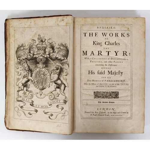 34 - The Works Of King Charles The Martyr, second edition, published London 1687