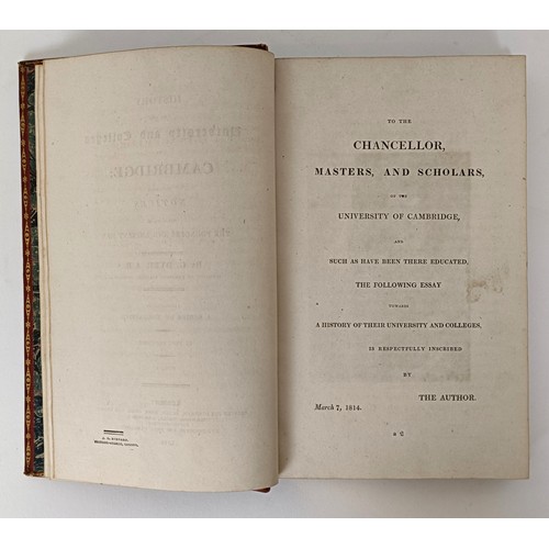 36 - Dyer (G), History Of The Colleges of Cambridge, published London 1814, 2 Vol.