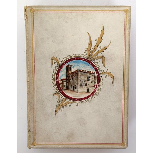 37 - Evans (Mary Ann) - George Eliot, Romola, 2 Vol. Leipzip 1863, painted vellum
