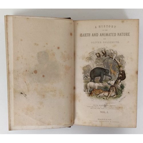 39 - Goldsmith (Oliver), A History Of The Earth And Animated Nature, 2 Vol.