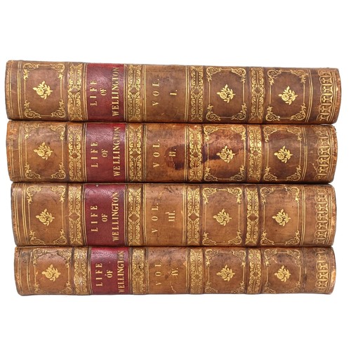 40 - Wright (Rev. G N), Life And Campaigns Of Arthur, Duke Of Wellington KG, 4 Vol.