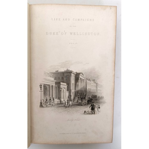 40 - Wright (Rev. G N), Life And Campaigns Of Arthur, Duke Of Wellington KG, 4 Vol.