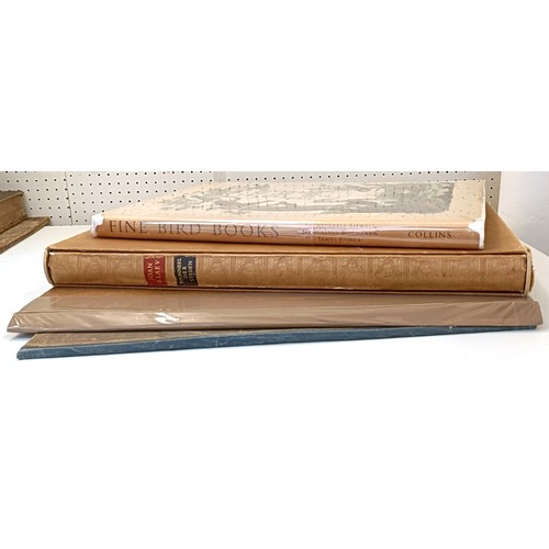 42 - Toonneel der Steden Van de Vereenighde Nederlanden, reprint The Fine Bird Book and two portfolios of... 