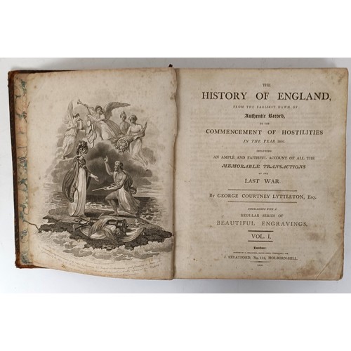 43 - Lyttleton (George Courtney), A History Of England, 3 Vol, and assorted other books