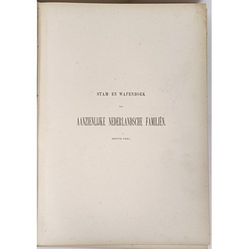 46 - Vorsterman Van Oijen (A A) Stam-En Wapenboek Van Aanzienlijke, Nederlandesche Familien met Genealogi... 