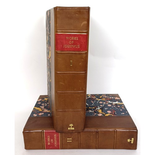 54 - Thompson (Ebenezer), and Price (William Charles) The Works Of Flavius Josephus, 2 Vol, later bound, ... 