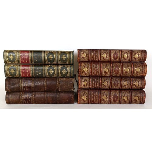 56 - The National History Of England, 4 Vol bound as two, another set, and Cassell's Popular Natural Hist... 