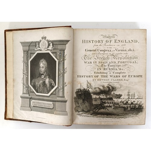 60 - Clarke (Hewson), Hume's History Of England, 4 Vol and Baines (Edward), History Of The Wars Of The Fr... 