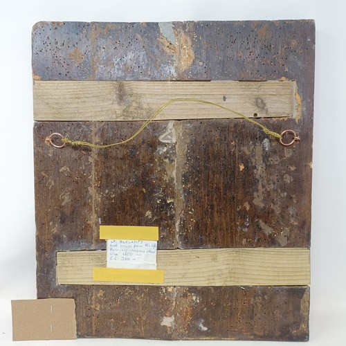281 - A 19th century icon, St Harlampy, 44 x 39 cm