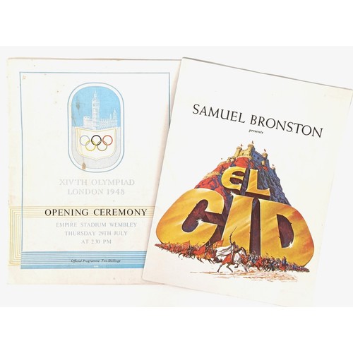 300 - A 1948 London Olympics Opening Ceremony programme, assorted ephemera (qty)
