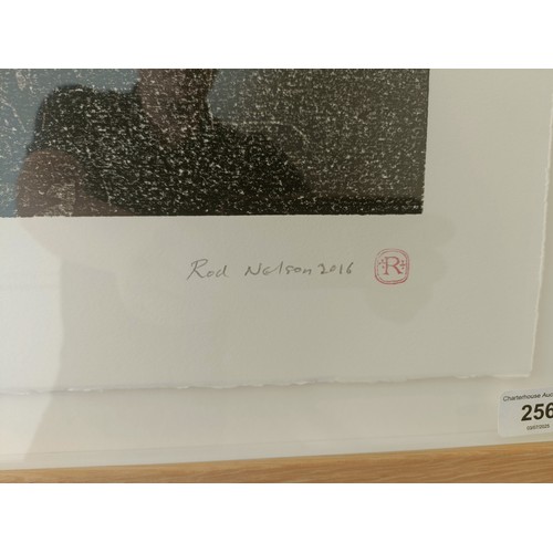256 - ***Regretfully Withdrawn*** Rod Nelson, The Jagged Edge Of The Land, limited edition print, 8/50, si... 