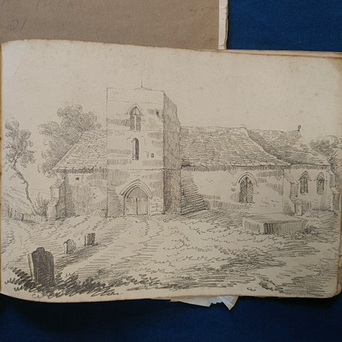 277 - ***Regretfully Withdrawn*** Two 19th century sketch books, attributed to Mrs M C Eyre nee Carbonell,... 