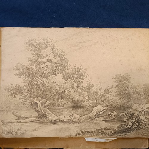 277 - ***Regretfully Withdrawn*** Two 19th century sketch books, attributed to Mrs M C Eyre nee Carbonell,... 