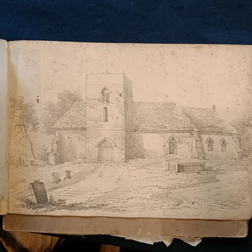 277 - ***Regretfully Withdrawn*** Two 19th century sketch books, attributed to Mrs M C Eyre nee Carbonell,... 