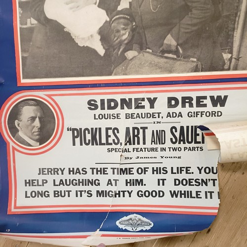 291 - A vintage poster, and another