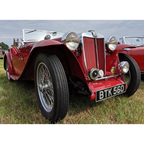 16 - 1947 MG TCRegistration number BTK 560Chassis number TX2058Engine number XPAE1370175From a deceased e... 