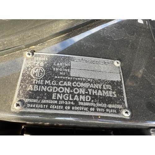 52 - 1958 MG Magnette ZBRegistration number ORX 470Chassis number KAB13/26336Engine number 8515Twilight g... 