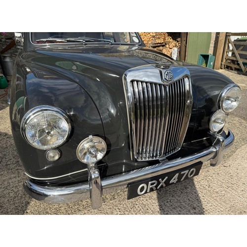 52 - 1958 MG Magnette ZBRegistration number ORX 470Chassis number KAB13/26336Engine number 8515Twilight g... 
