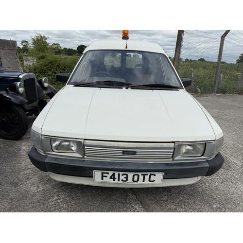 4 - 1988 Austin Maestro VanRegistration number F413 OTCChassis number TBAEngine number TBAWhiteA rare su... 