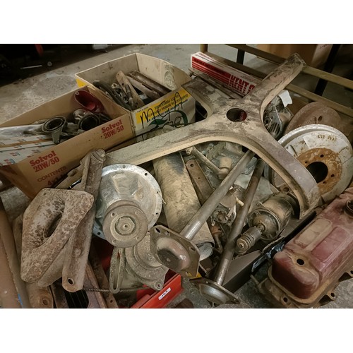 163 - A large group of assorted MGA spares and parts (qty)